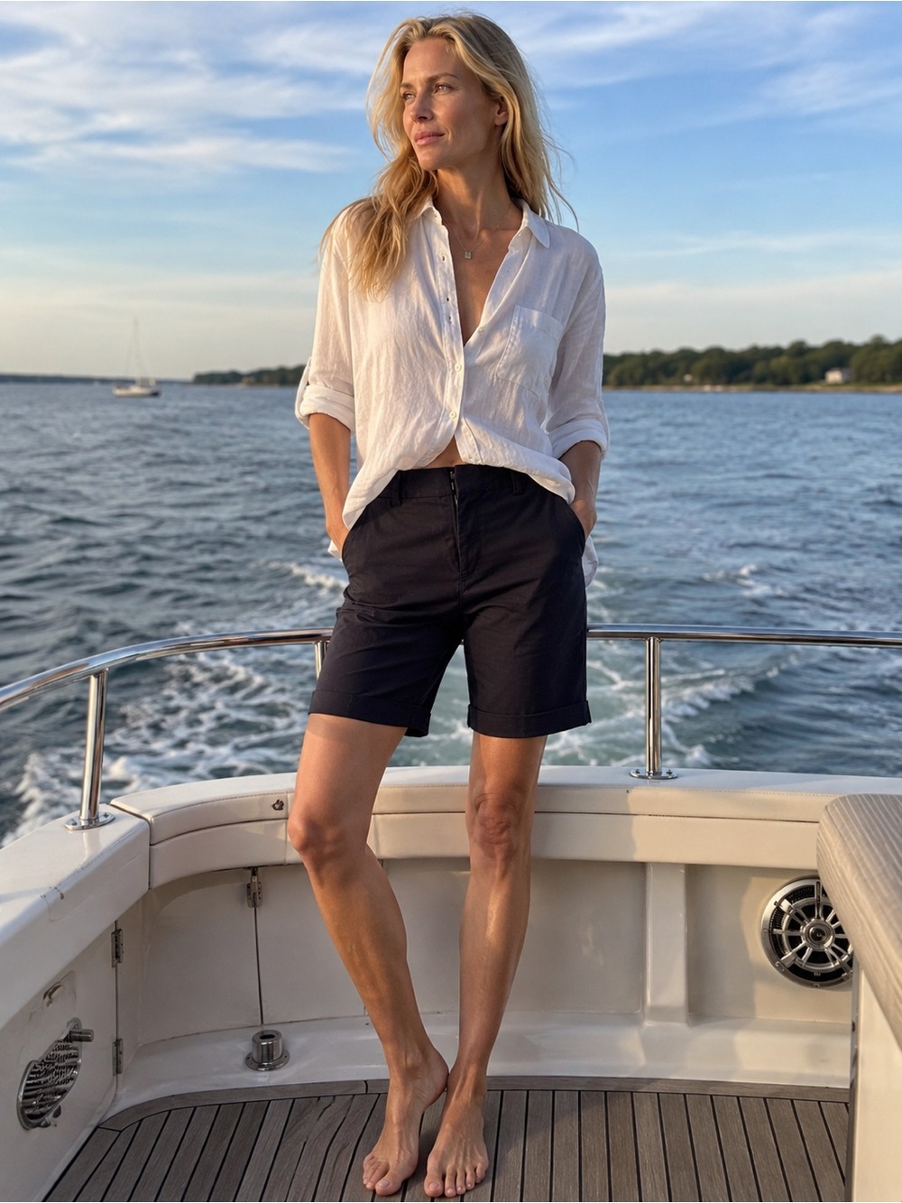 Banana Republic Dark Navy Bermuda Shorts